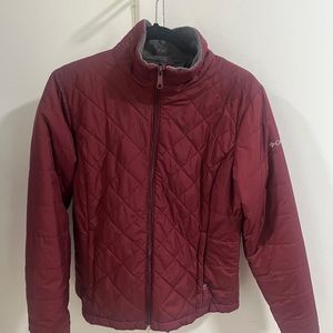 Columbia Burgundy Quilted Jacket